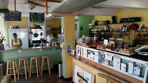 inside at Bamboo Fresh in Lahaina