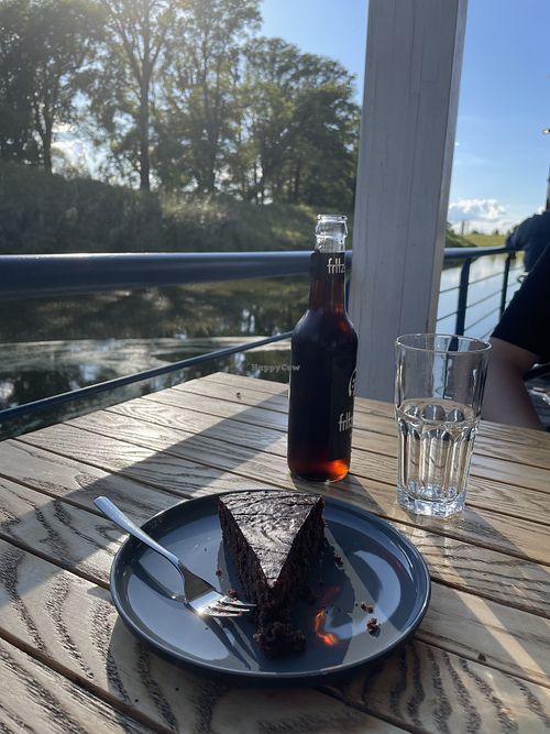 Schoko Aprikosen Kuchen   at Eisvogel in Lenzen Elbe