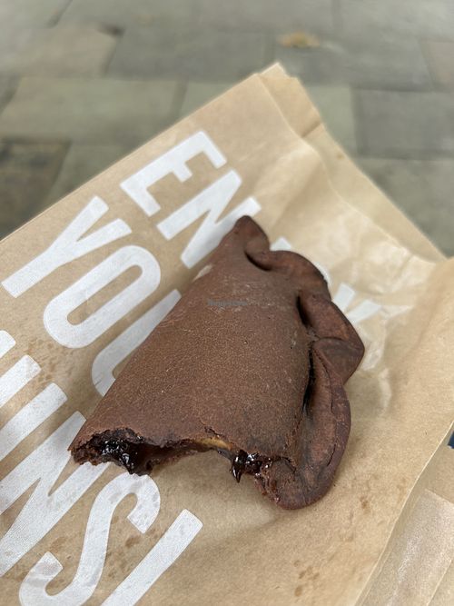 Chocolate and banana   at Las Muns in San Sebastian