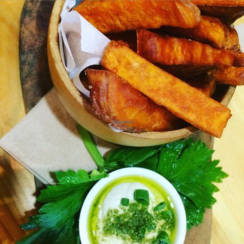 sweet potato chips  at Mana Kai in Busselton