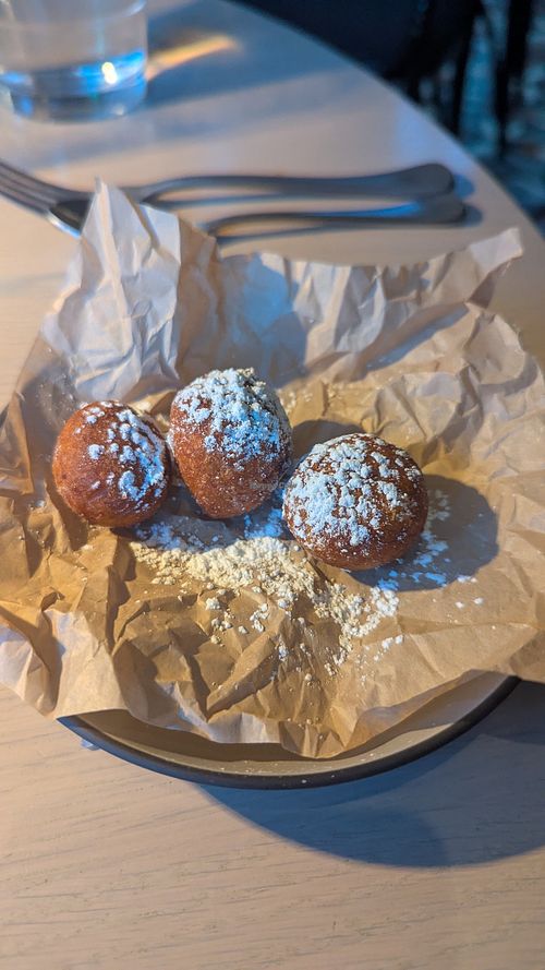 Mochi yam donuts at Mekong in Whistler