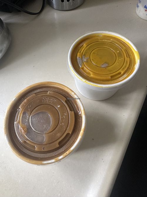 Pumpkin soup + bean stew   at Lolafood in Santo Domingo