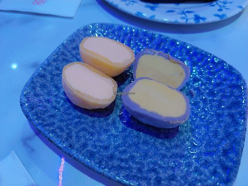 Vegan dessert: mochi at Miss Sushi - Santa Ana in Madrid