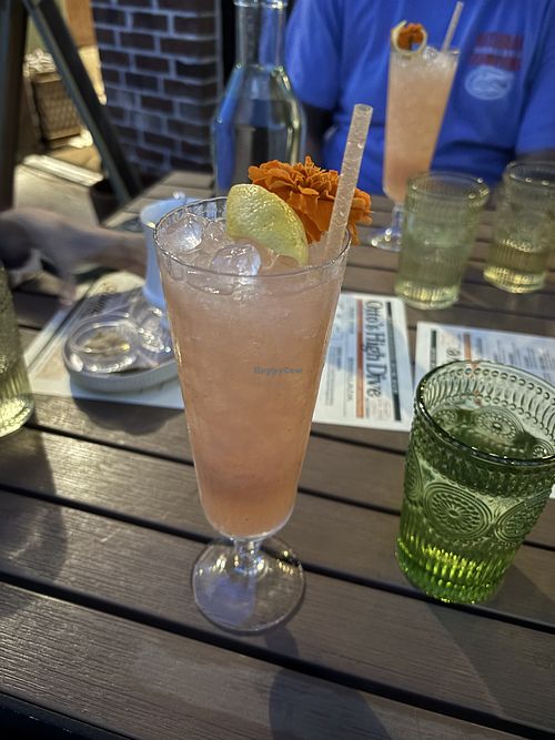 mariposa cocktail  at Otto's High Dive in Orlando