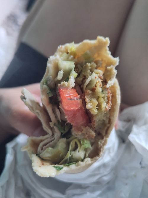 Falafel durum at Al-Basha in Copenhagen