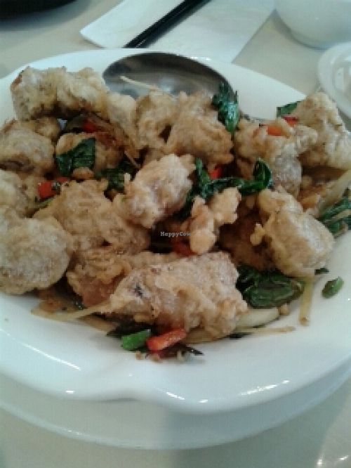 salt and pepper chicken at Bodhi Veggie Cuisine in Rosemead