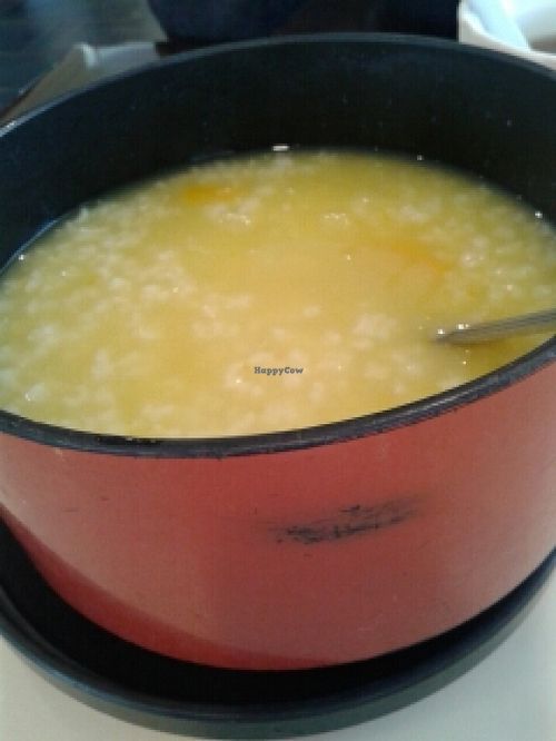 pumpkin porridge at Bodhi Veggie Cuisine in Rosemead