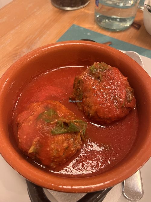 Polpette di verdure   at Hosteria La Marca in Camerano