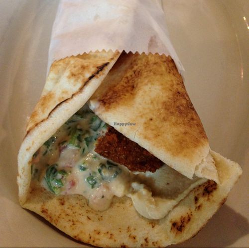 falafel wrap  at Lawrence's Cafe in Decatur