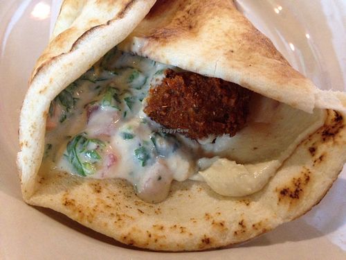 falafel wrap at Lawrence's Cafe in Decatur