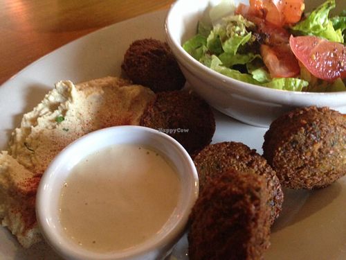 falafel platter at Lawrence's Cafe in Decatur