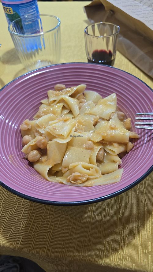 Lagane e ceci at La Cantina in Cosenza