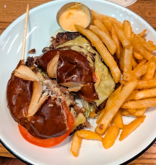 Vegan Burger at 30hop in Ankeny