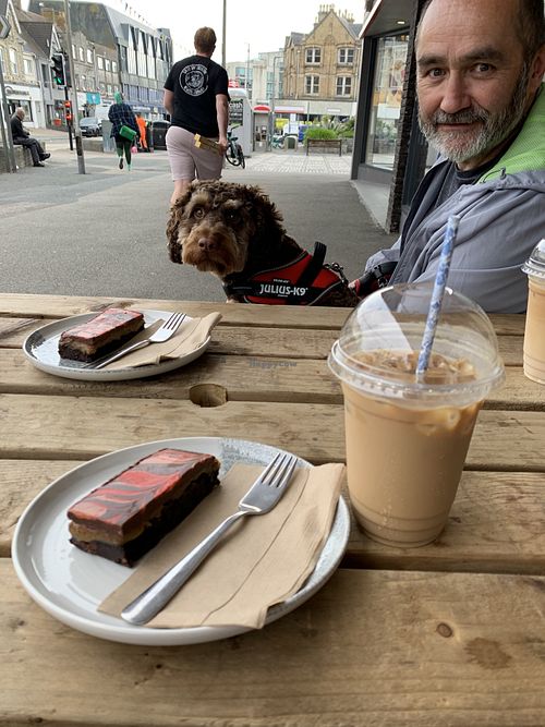 Vegan Brillionaire & Oat Iced Latte!  at Saltd in Newquay