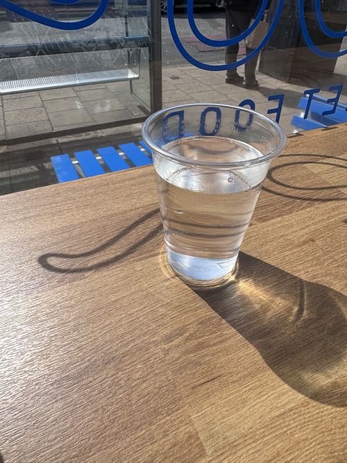 Water   at Nixos Greek Street Food in Edinburgh