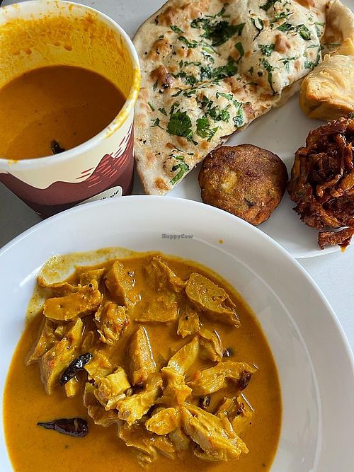 vegan chicken madras  at Thindi  in Blackrock