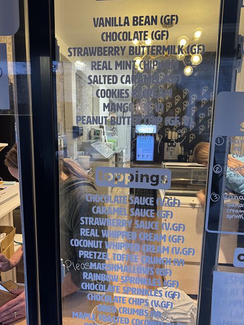 Menu   at Scoop Ice Cream in Elora