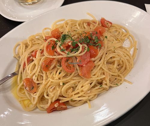 pasta aglio e olio  at L'Osteria in Basel