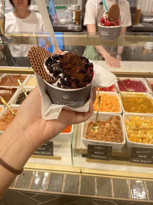 Peintner Frozen Yogurt Store Innsbruck Ice Cream HappyCow