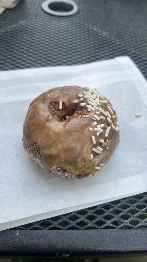 maple glazed doughnuts  at Looney Bean in Bend