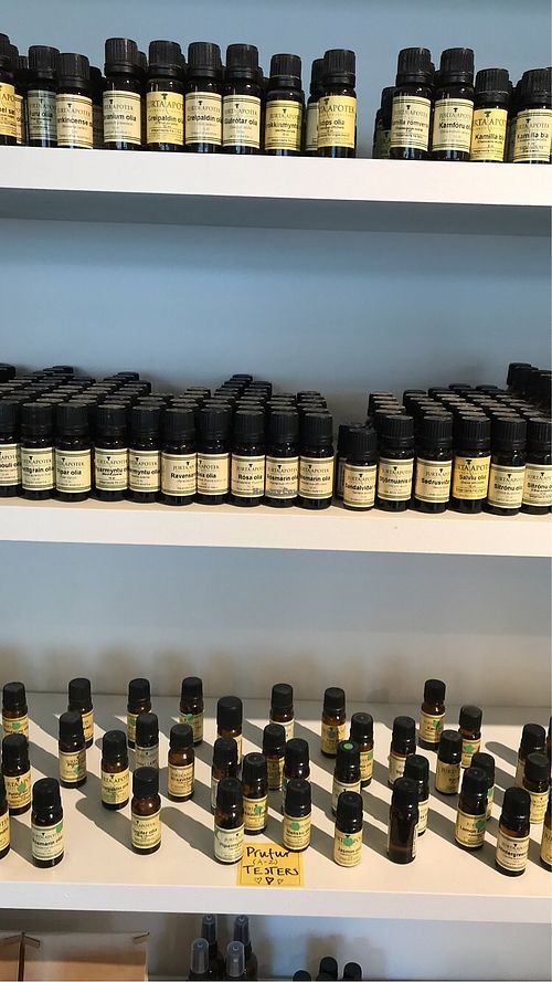 essential oils  at Jurtaapótek - Herbal Apothecary  in Reykjavik