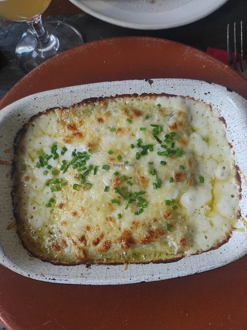 Canelones de espinacas at La Fonda de Taüll in Lleida
