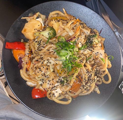 Hong Kong Fried Udon With Tofu  at Silk in Dubrovnik