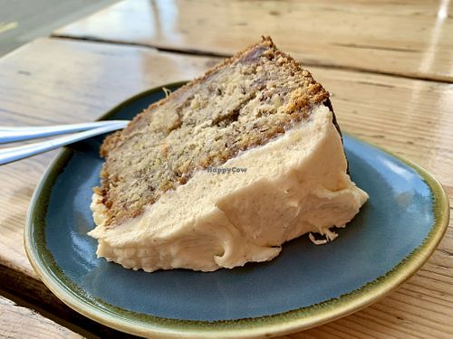 Banana & pineapple cake at The Green Rocket Cafe in Bath