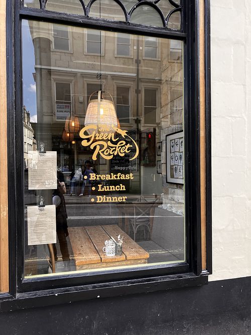   at The Green Rocket Cafe in Bath