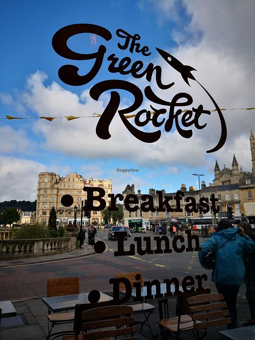 Outside 😍 at The Green Rocket Cafe in Bath