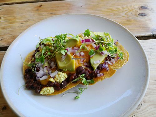 Huevos Rancheros at The Green Rocket Cafe in Bath