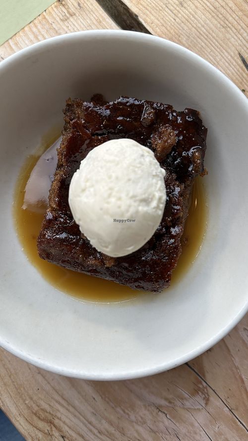 Sticky Toffee Puddingg  at The Green Rocket Cafe in Bath