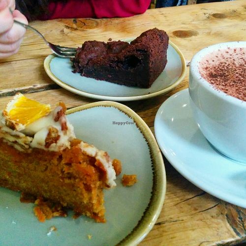 Cakes at The Green Rocket Cafe in Bath