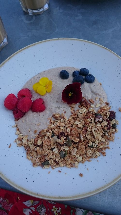 Smoothie bowl at The Green Rocket Cafe in Bath