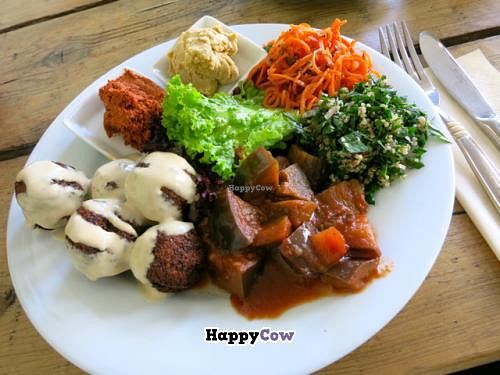 Coffee & Cake corner at The Green Rocket Cafe in Bath