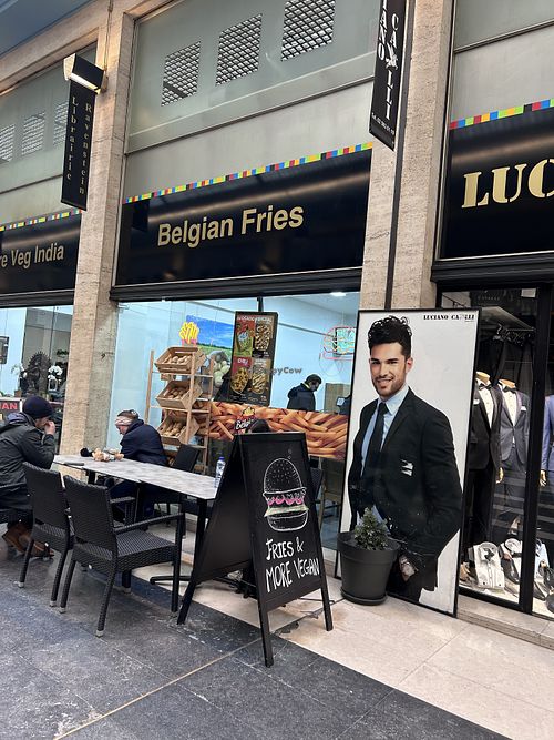 Located in mall  at Pure Veg India in Brussels