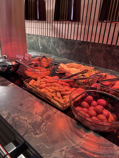 Desserts and snacks  at Pure Veg India in Brussels