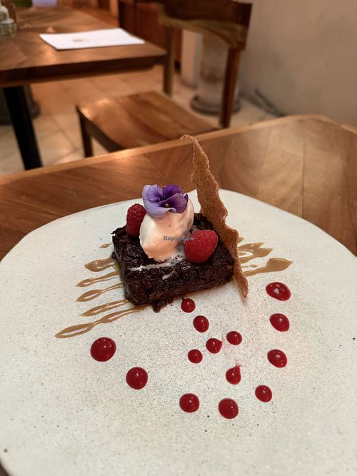 Brownie  at El Mundo Restaurante in Mexico City