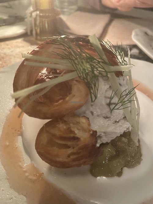 Fennel ice cream   at El Mundo Restaurante in Mexico City