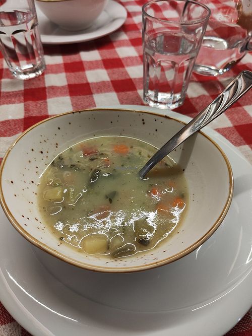 Sopa de verduras at Guesthouse Prrockaj in Theth