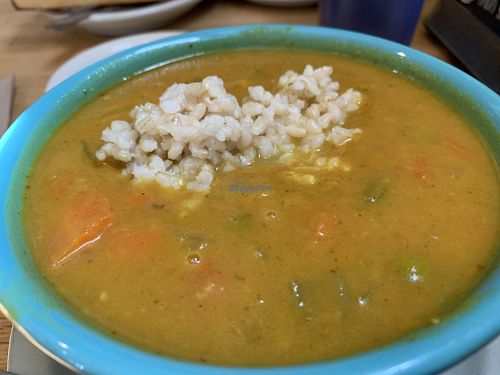 Pumpkin curry at GoodLife Cafe and Bakery in Mendocino