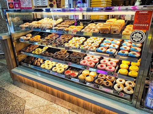 Vegan and vegetarian donuts at KUL - Dunkin' in Sepang