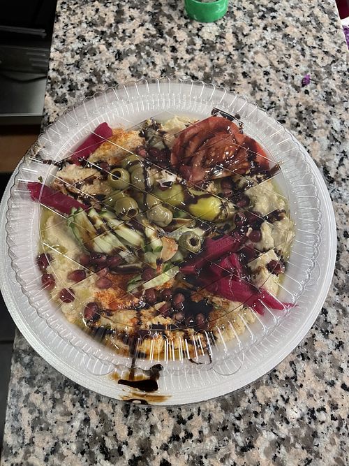 Baba Ghanoush  at Yasmin Vegan Food in Hannover