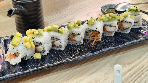 California roll at Sambelano - Vegetariano Cafe in Batam