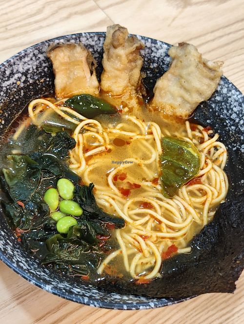 Ramyeon Spicy Kare at Sambelano - Vegetariano Cafe in Batam