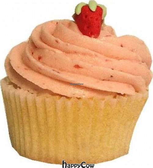 Fresh Strawberry Cupcake at Dazzle Cupcakes in Lebanon
