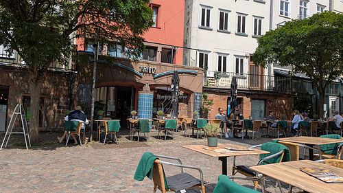 Terrasse at Café Franz in Marburg