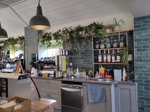 Interior at Newfold Farm Cafe in Edale