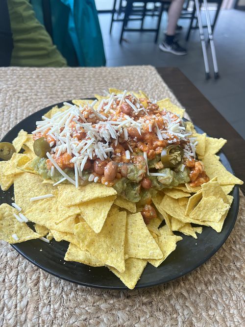 Nachos  at ¡A Pastar! in A Coruna