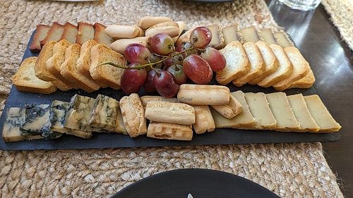 Cheese board at ¡A Pastar! in A Coruna